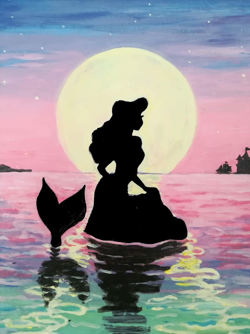 「人魚姫（マーメイド）」を描く夢の休日 | Painty（ペインティ）