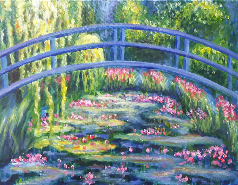 モネの睡蓮の池を描く癒しの休日 | Painty（ペインティ）